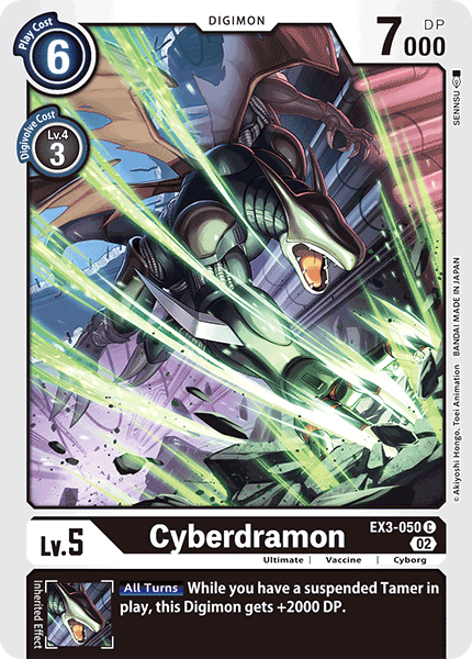 Cyberdramon EX3-050 image