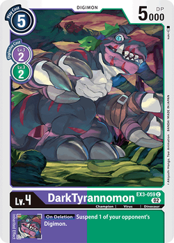 DarkTyrannomon EX3-059 image