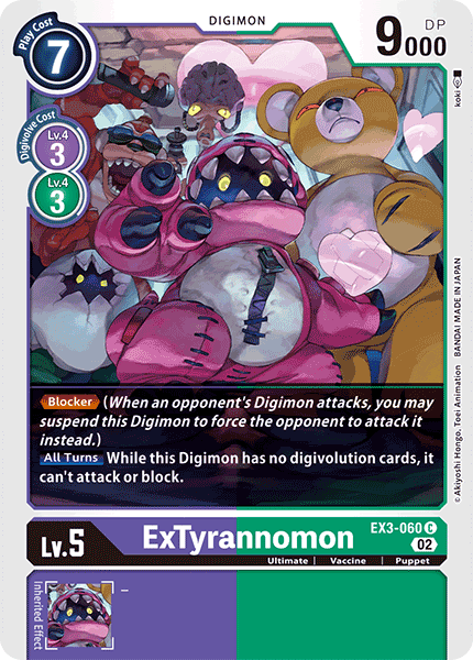 ExTyrannomon EX3-060 Full hd image