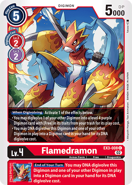 Flamedramon EX3-008 image