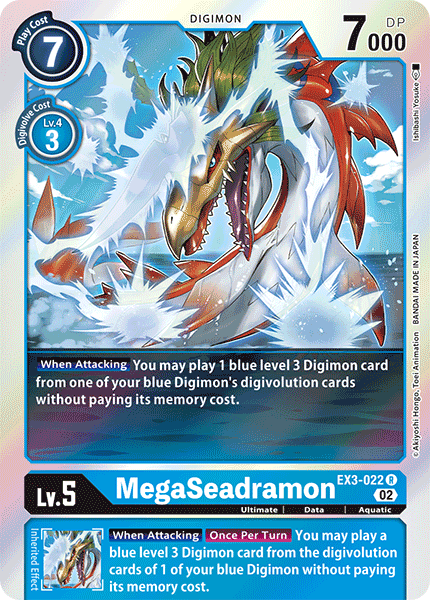 MegaSeadramon EX3-022 image