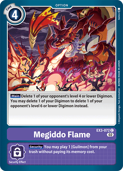 Megiddo Flamme EX3-072 image