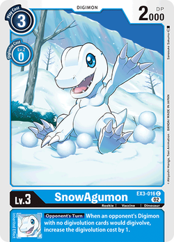 SnowAgumon EX3-016 image