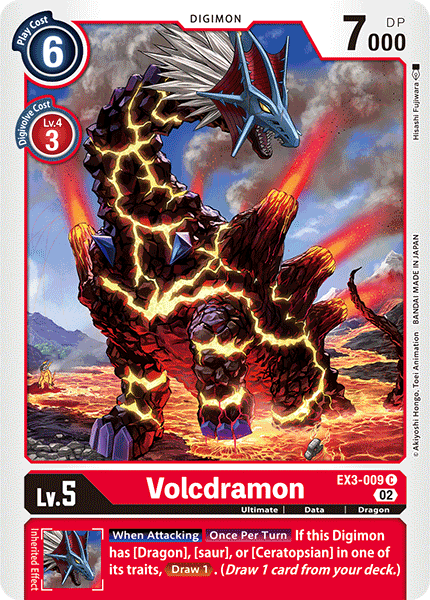 Volcdramon EX3-009 image