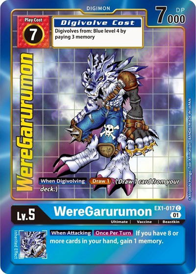 WereGarurumon Crop image Wallpaper