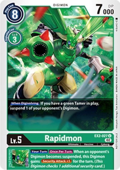 Rapidmon - EX2-027 Crop image Wallpaper