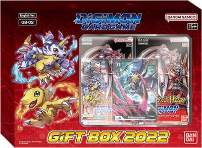 Gift Box 2022: Flamemon & Strabimon Crop image Wallpaper