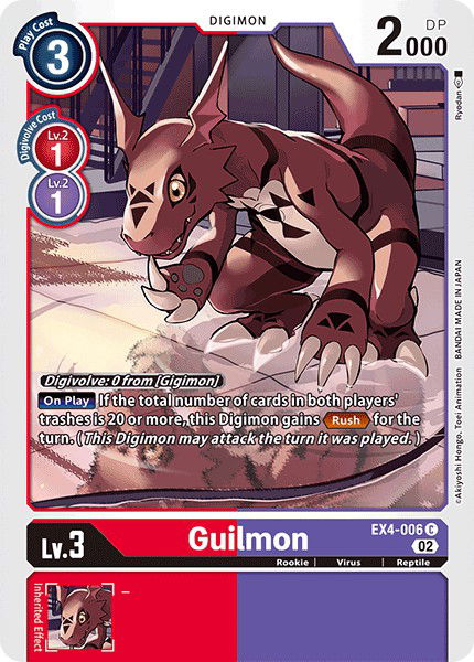 Guilmon EX4-006 Crop image Wallpaper