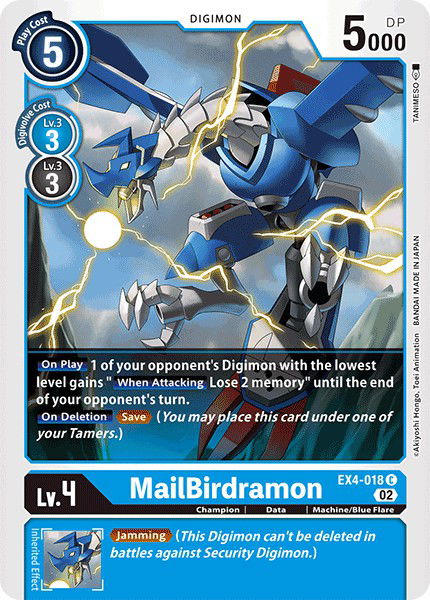 MailBirdramon EX4-018 Crop image Wallpaper