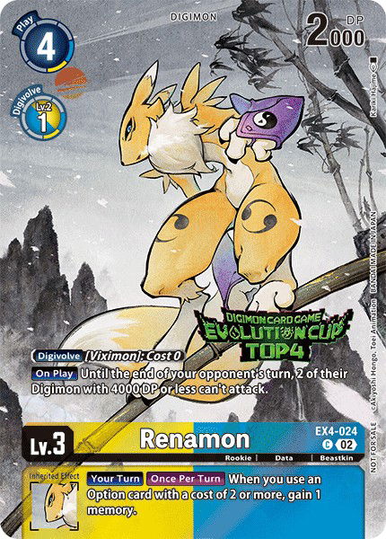 Renamon EX4-024 Crop image Wallpaper