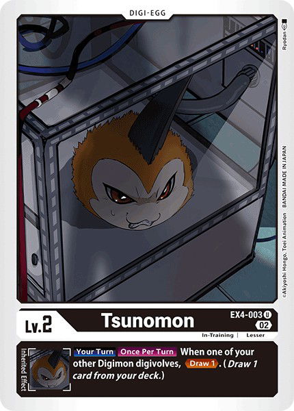 Tsunomon EX4-003 Crop image Wallpaper