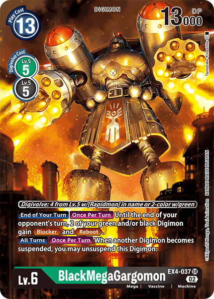 BlackMegaGargomon EX4-037 Full hd image