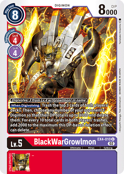 BlackWarGrowlmon EX4-010 Full hd image