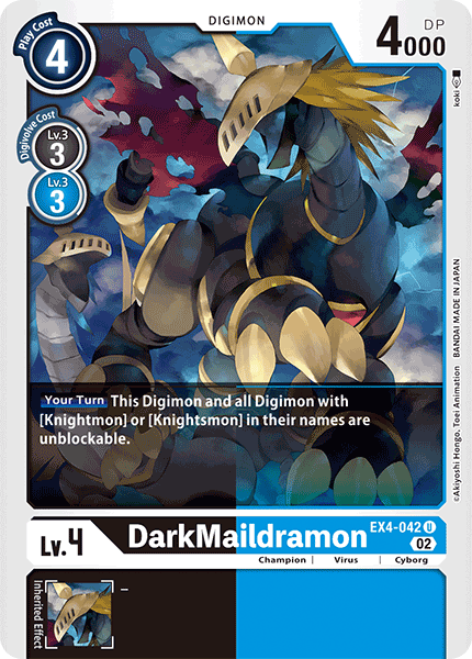 DarkMaildramon EX4-042 Full hd image