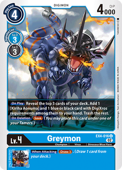 Greymon - EX4-016 image