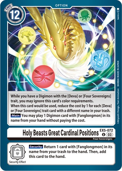 Holy Beasts Great Cardinal Positions Full hd image