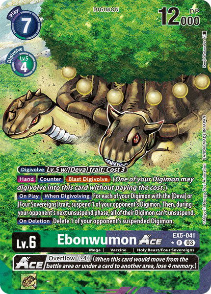 Ebonwumon ACE EX5-041 Crop image Wallpaper