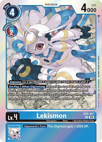 Lekismon EX5-017 Crop image Wallpaper