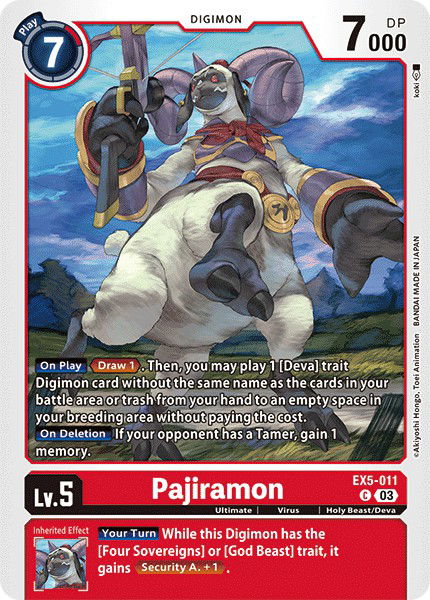 Pajiramon EX5-011 Crop image Wallpaper