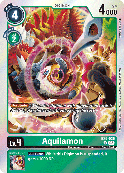 Aquilamon EX5-036 Full hd image