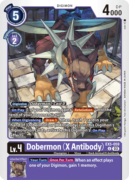 Dobermon (X Antibody) EX5-059 Full hd image