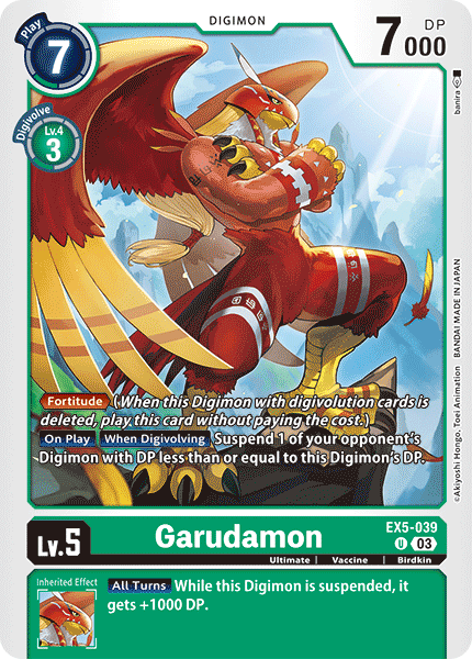 Garudamon EX5-039 Full hd image