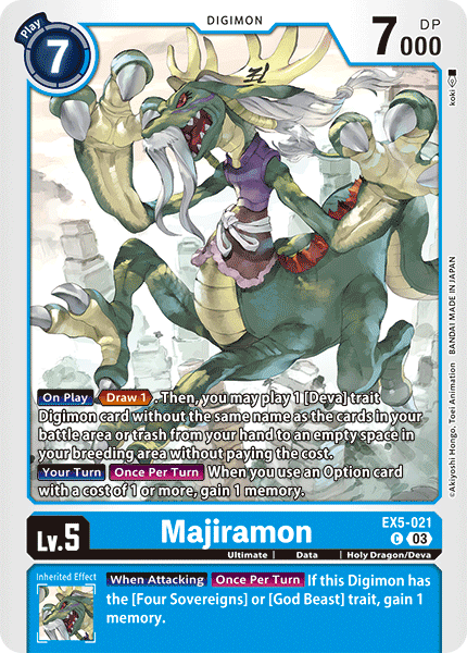 Majiramon EX5-021 Full hd image