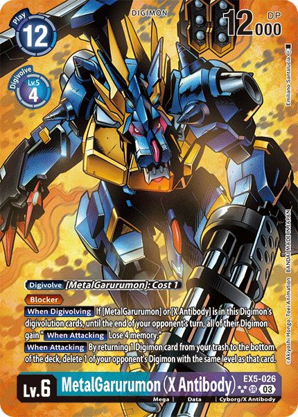 MetalGarurumon (X Antibody) EX5-026 Full hd image