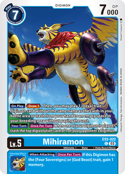 Mihiramon EX5-022 image