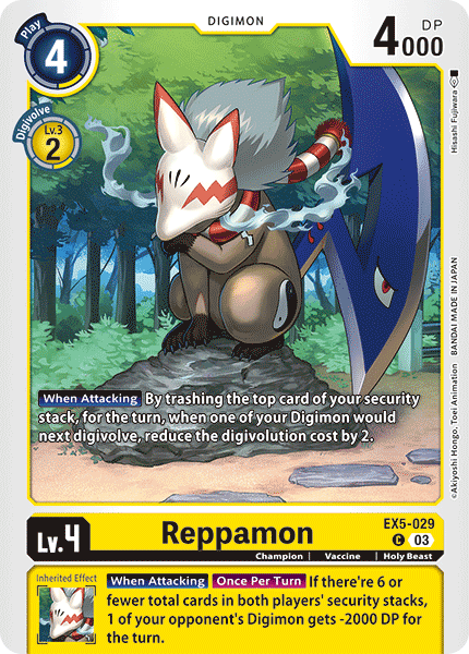 Reppamon EX5-029 Full hd image