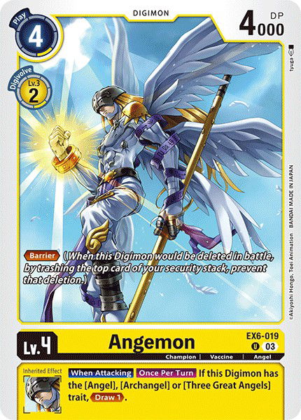 Angemon EX6-019 Crop image Wallpaper