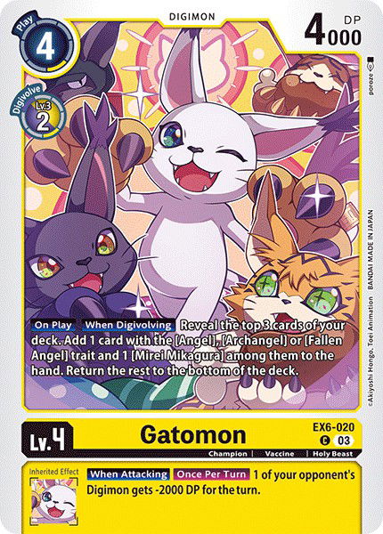 Gatomon EX6-020 Crop image Wallpaper