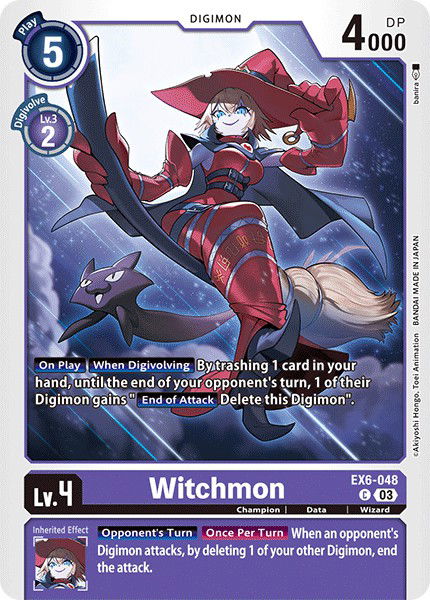 Witchmon EX6-048 Crop image Wallpaper