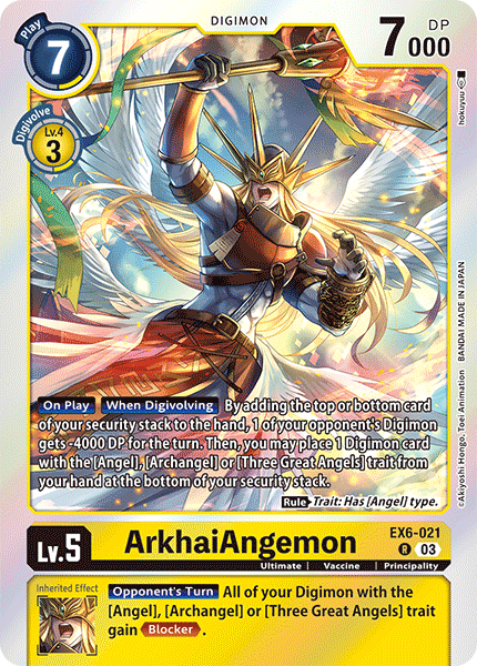 ArkhaiAngemon EX6-021 Full hd image