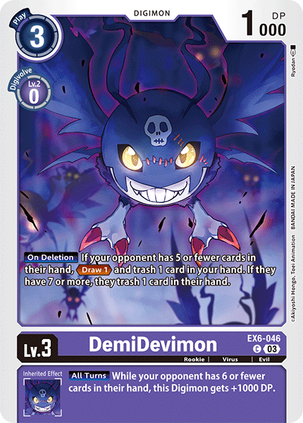 DemiDevimon EX6-046 Full hd image