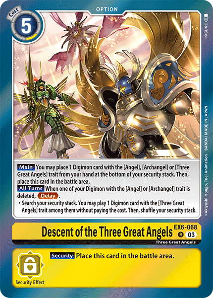 Descent of the Three Great Angels EX6-068 Full hd image