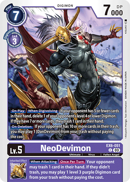 NeoDevimon EX6-051 Full hd image