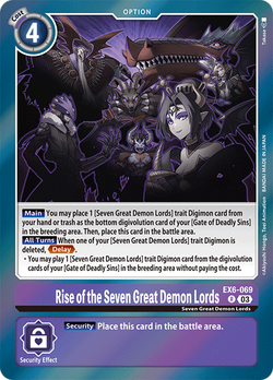 Rise of the Seven Great Demon Lords EX6-069