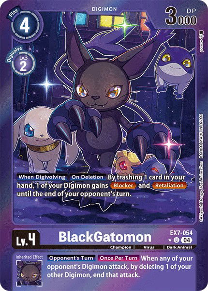 BlackGatomon EX7-054 Crop image Wallpaper