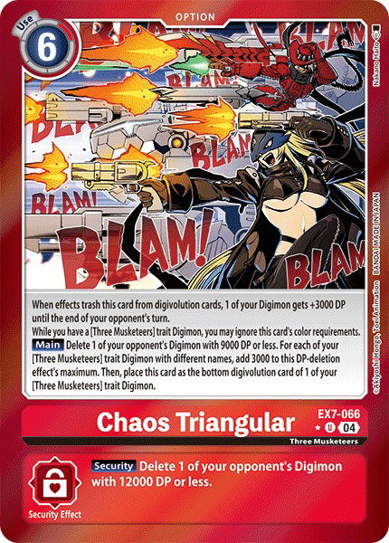 Chaos Triangular EX7-066 Crop image Wallpaper