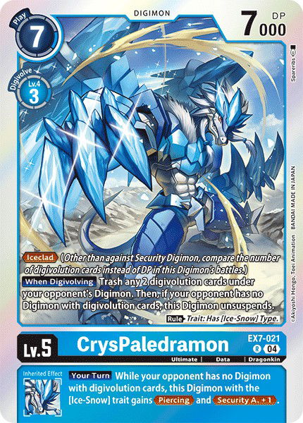 CrysPaledramon EX7-021 Crop image Wallpaper