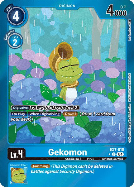 Gekomon EX7-018 Crop image Wallpaper