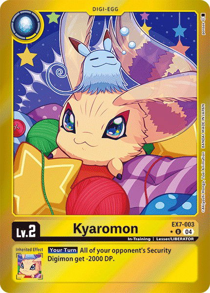 Kyaromon EX7-003 Crop image Wallpaper