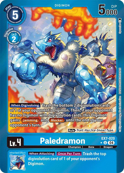 Paledramon EX7-020 Crop image Wallpaper