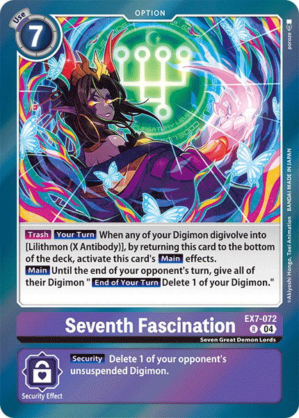 Seventh Fascination EX7-072 Crop image Wallpaper