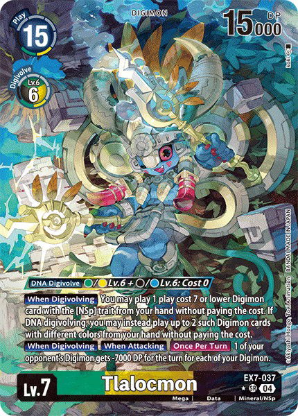 Tlalocmon EX7-037 Crop image Wallpaper