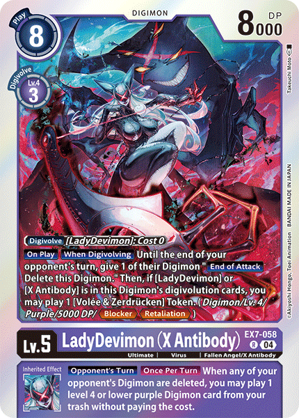 LadyDevimon (X Antibody) EX7-058 Full hd image