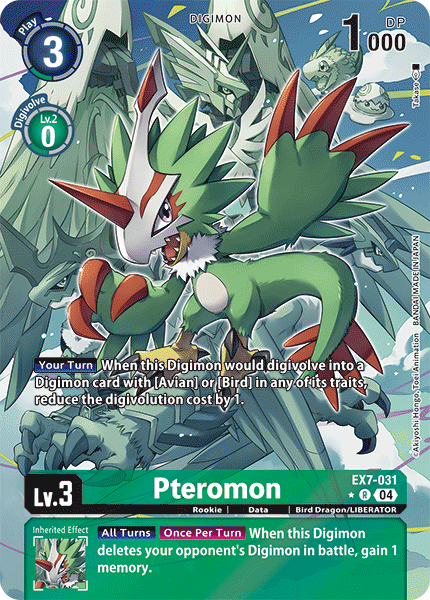 Pteromon EX7-031 Full hd image