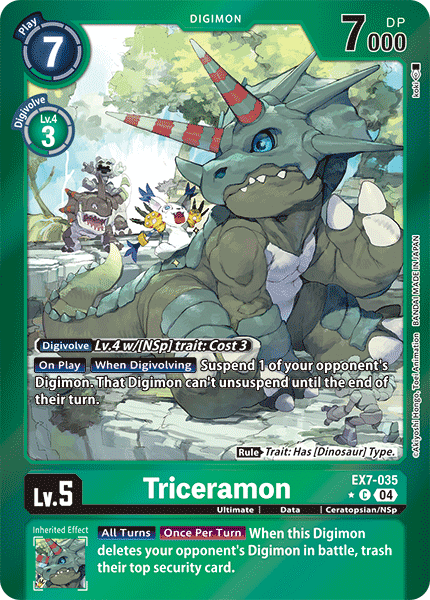 Triceramon EX7-035 Full hd image