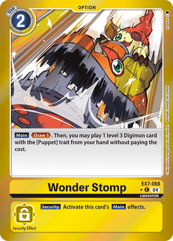 Wonder Stomp EX7-068 
Maravilla Pisotón